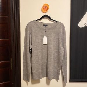 NWT Light Grey Crewneck Sweater